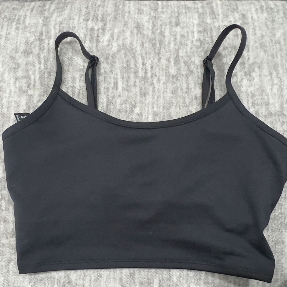 PINK Victoria's Secret Black Crop Top